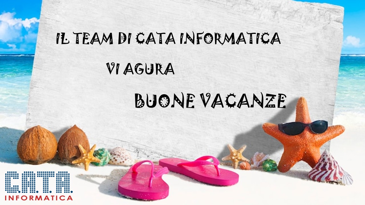 Chiusura Estiva CATAMACRO Informatica: 11–22 Agosto