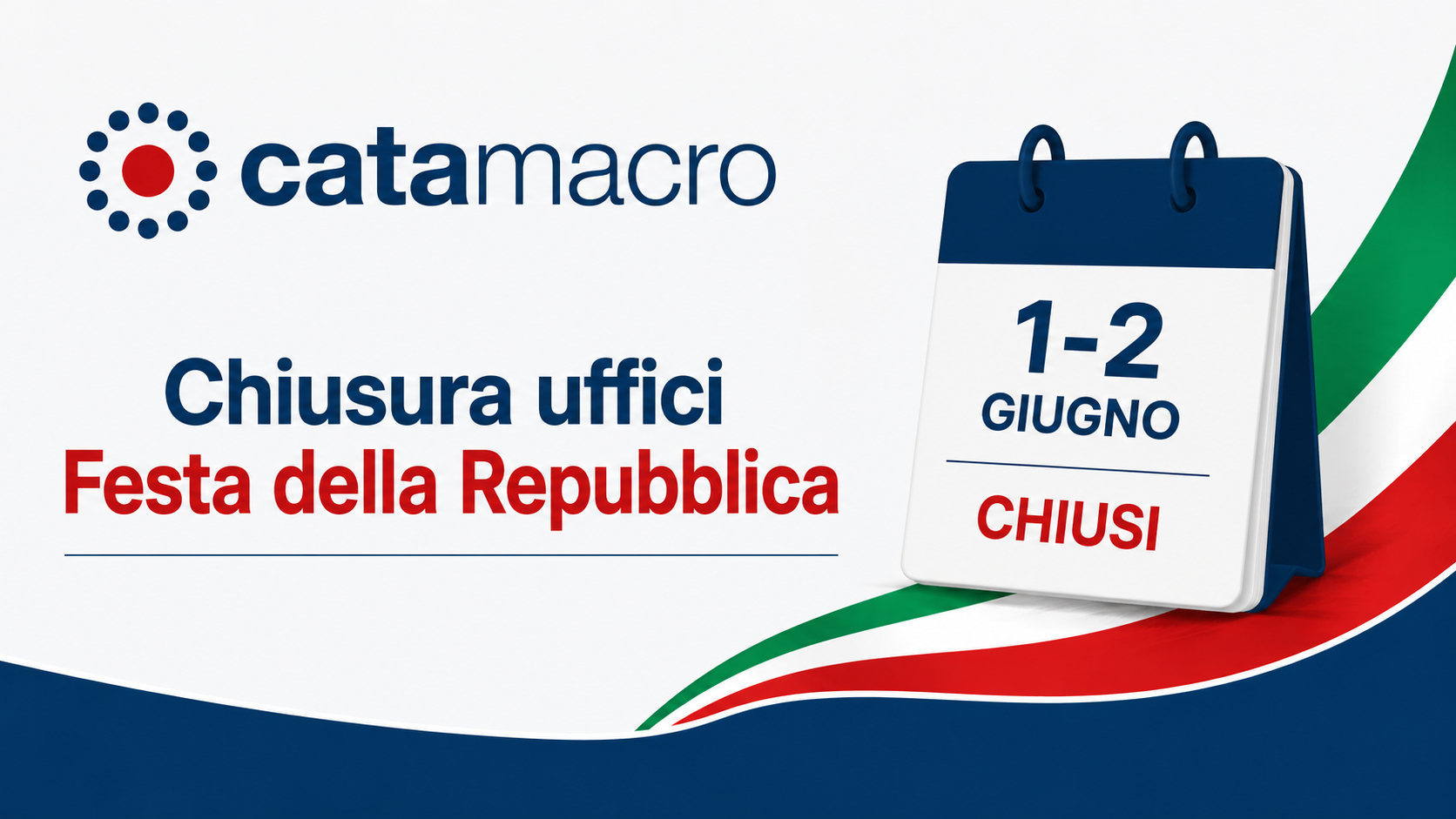 Buona Festa della Repubblica - Chiusura Aziendale
