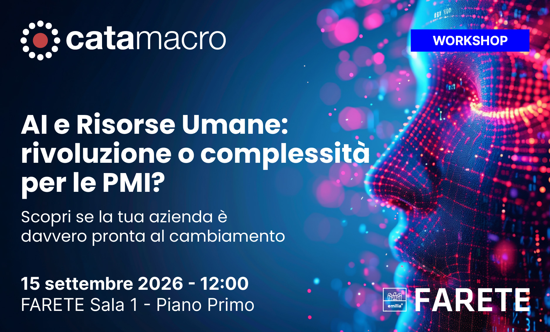 Catamacro sarà presente a FARETE 2026: ci vediamo il 14 e 15 settembre
